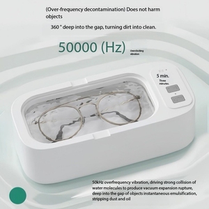Limpiador Ultrasónico Portátil Multifuncional de Alta Frecuencia para Gafas, Joyas, Relojes, Dentaduras Postizas y Anillos - Product Image 5
