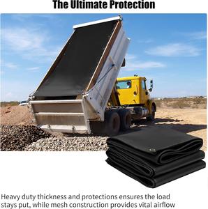 Meilleures bâches à mailles <span class=keywords><strong>pour</strong></span> camions à benne basculante | Asphalte, gravier, sable et débris - Product Image 4