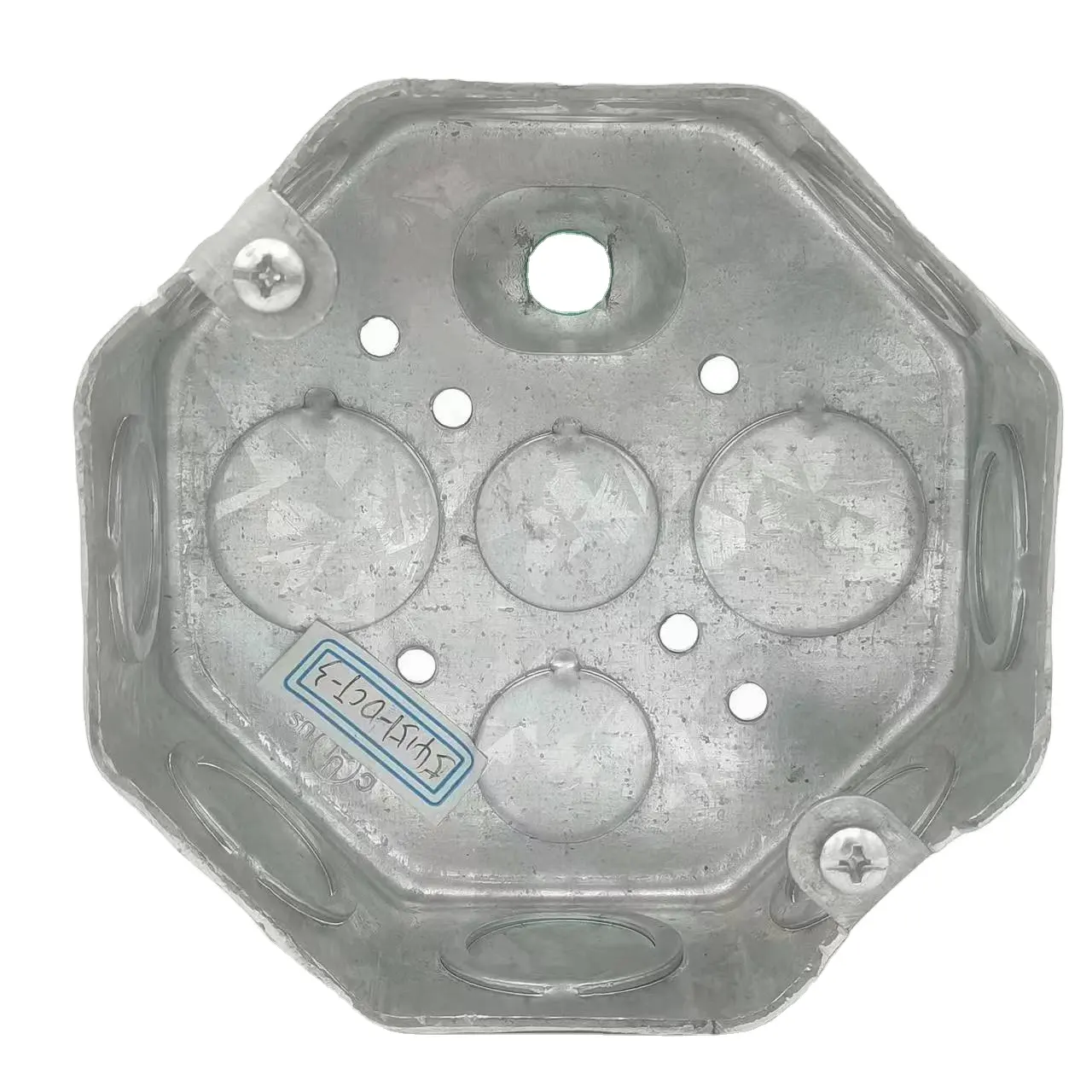 UL listelenen galvanizli elektrik 4 "Octagonal KOS Metal dağıtım kutusu ile sekizgen