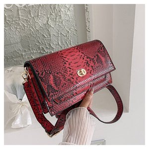 Bolso <span class=keywords><strong>de</strong></span> mensajero con estampado <span class=keywords><strong>de</strong></span> serpiente para mujer, bandolera <span class=keywords><strong>de</strong></span> hombro a la moda, sencillo, cuadrado, venta al por mayor, para <span class=keywords><strong>otoño</strong></span> e <span class=keywords><strong>invierno</strong></span>, <span class=keywords><strong>2022</strong></span> - Product Image 4