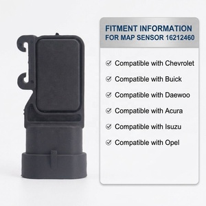 Sensore MAP Auto 16212460 12614970 12575837 93160018 per Chevrolet Daewoo Acura Isuzu Opel, Sensore di <span class=keywords><strong>Pressione</strong></span> del <span class=keywords><strong>Collettore</strong></span> di <span class=keywords><strong>Aspirazione</strong></span> - Product Image 2