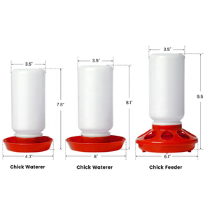 <span class=keywords><strong>Bebedero</strong></span> y Comedero de Plástico Duradero <span class=keywords><strong>para</strong></span> <span class=keywords><strong>Pollos</strong></span>, Aves y Palomas, Dispensadores de Agua y Alimentos <span class=keywords><strong>para</strong></span> Cría de Aves de Corral - Product Image 3