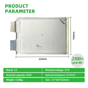 Celle a Sacchetto Ricaricabili Li-Nmc da 10ah 20ah 30ah 32ah 34ah 38ah 46ah 50ah 55ah 63ah 73ah 3.7v Batterie <span class=keywords><strong>Lipo</strong></span> ai Polimeri di Ioni di Litio - Product Image 2