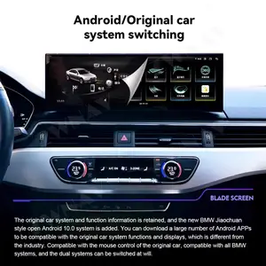 14.9 pouces autoradio lecteur multimédia écran tactile Android 13.0 pour Audi A4L A5 2017 - 2019 GPS navigateur stéréo Carplay