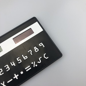 Card Style Calculator Solar Powered Ultra Thin Portable Plastic 8 Digits Novel Design For Everyday Use - Product Image 3