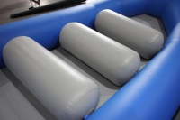 Bote Inflable de Remo Raft 410 de Hypalon y PVC para Deportes al Aire Libre y Carreras, Portátil para Pesca y Rafting en Lagos y Ríos