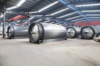 Machine d'usine de pyrolyse de boues d'huile en caoutchouc 24 heures-pneu de déchets continu en plastique fourni prix d'huile moteur usée facile à utiliser