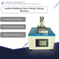 Machine de test de décoloration par frottement du cuir, test à sec et humide