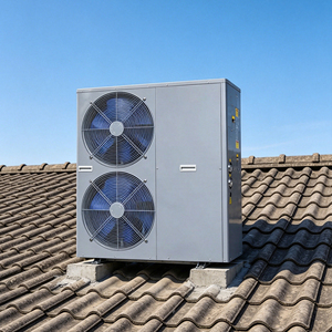 Bomba de Calor Monobloque Eléctrica de Alta Temperatura para Uso Industrial y Comercial, Calentador de Agua de Alta Temperatura de 13KW - Product Image 4