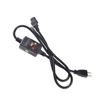 Rallonge GFCI portable robuste avec protection contre les fuites et prise étanche pour l'extérieur et la maison