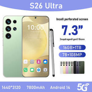 2025 New Original S26 siêu điện thoại thông minh 16GB + 1TB 5G Dual Sim mặt mở khóa <span class=keywords><strong>Android</strong></span> 14 108mp phía sau máy ảnh HD màn hình LTE CDMA - Product Image 4