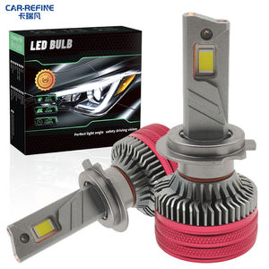 CAR-REFINE X11 K13 240W 24000LM Phare LED H7 3 Tubes en Cuivre H1 H4 H11 9005 9006 9007 9012 Canbus H7 H18 Ampoules LED pour Voiture - Product Image 1