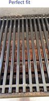 Pièces de rechange pour barbecue à gaz, grille de cuisson en fonte émaillée en porcelaine, 2 pièces, grille de barbecue rectangulaire