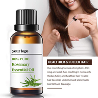 Vente chaude romarin 100% huile de croissance des cheveux naturels soins des cheveux huiles essentielles traitement de perte de cheveux huile de romarin
