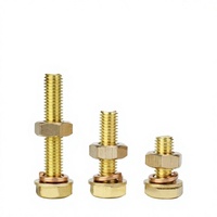 Vis, boulons et écrous hexagonaux en laiton et cuivre - Assortiment métrique en cuivre pur M3-M12 Grade 8.8
