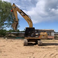 Excavatrice sur chenilles d'occasion Caterpillar CAT320D2L/D/D2 320CL/C 320BL/B, 20 tonnes, avec moteur et pompe hydraulique