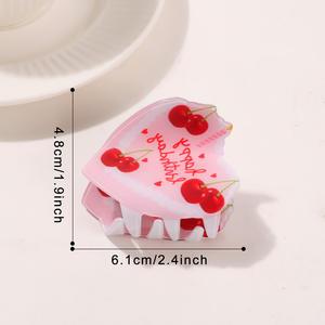 กิ๊บติดผมอะคริลิกรูปผลไม้สุดน่ารัก สีสันสดใส สำหรับเด็กผู้หญิง - Product Image 4