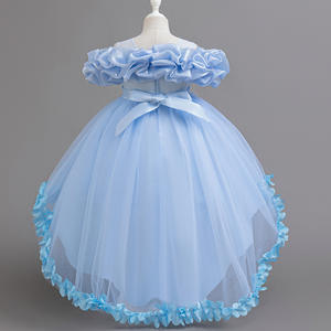 Robe de princesse pour fille, robe de demoiselle d'honneur pour fête d'anniversaire transfrontalière, robe de performance de <span class=keywords><strong>piano</strong></span> haut de gamme pour fille d'hôtesse pour enfants - Product Image 3