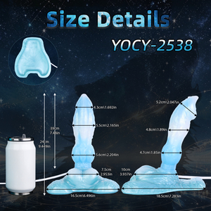 Fantasy Creature <b>Silicone</b> Suction Cup Dildo Knot Design with Squirting Function Medical Grade <b>Silicone</b> Premium Quality - Product Image 4