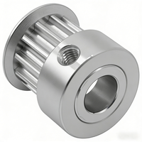 Poulie de distribution personnalisée GT2 20T en aluminium anodisé, fabrication OEM selon dessin pour instruments de laboratoire