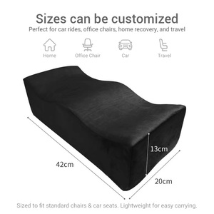 Coussin de siège ergonomique personnalisé en polyester ultra-doux et respirant pour le lifting des fesses et la récupération post-opératoire - Product Image 2