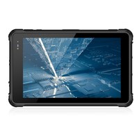 Tablet PC Resistente de Uso Industrial para Exteriores, Pantalla de 8 Pulgadas, RFID/NFC/Huella Dactilar, Windows 10, Procesador, IP67 Impermeable