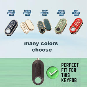 Usine En Gros TPU Clé De Voiture Couverture Accessoire De Protection pour <span class=keywords><strong>Fiat</strong></span> 500 500C 500L 500X Brava Ducato Fiorino <span class=keywords><strong>Panda</strong></span> Kia - Product Image 2