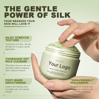 Crème Nettoyante Personnalisée B.I.R.D aux Herbes Naturelles, Acide Hyaluronique, Contrôle du Sébum, Réducteur de Pores, Hydratant pour Peaux Grasses/Sèches