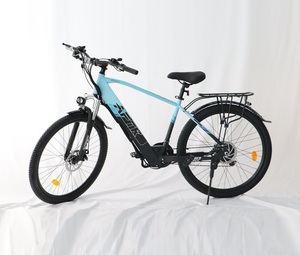 2024 nueva llegada 350W bicicleta de montaña eléctrica con 36V 10Ah batería Li marco de acero posición de tubo inferior y horquilla de suspensión - Product Image 1