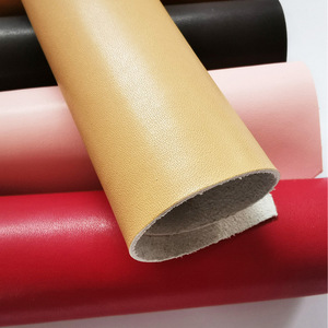 ผ้ารีไซเคิลเคลือบ PU หนังกลับย้อมสีพื้น 150GSM น้ำหนักปานกลาง เป็นมิตรกับสิ่งแวดล้อม สำหรับเสื้อผ้ากีฬา - Product Image 1