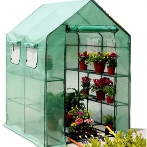 Serre portable d'extérieur Mini Walk InShelves Stands Petit rayonnage Green House