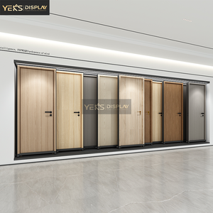 Çok Fonksiyonlu Sürgülü Kapılı Sergi Rafı Modern Lüks Katlanabilir Metal Ayaklı Raf Yüksek Kaliteli Sergi Standı - Product Image 2