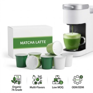 Capsules de Matcha Écologiques et Recyclables pour Systèmes K-cup – Saveurs Assorties 2g-8g – Prise en Charge de la Marque Privée – Vente en Gros et Approvisionnement en Vrac - Product Image 1