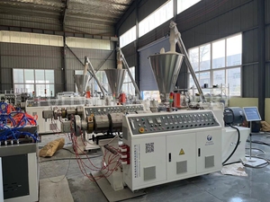 WPC ızgara plakası makine PVC WPC ızgara paneli ekstrüzyon makinesi WPC ızgara kurulu yapma makinesi - Product Image 4