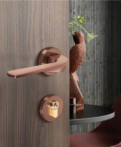 Antiker Messing Tür hebel Griff <span class=keywords><strong>Handel</strong></span> Türschloss Gerändelt Solid Black Passage Antiker Hebel Quadrat Schweres Türschloss - Product Image 5