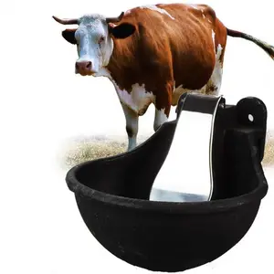 Water-saving automatic plastic cow water drinker for livestock equipment