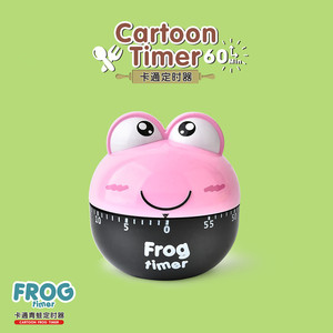 Frog Timer 60 Min Mechanical Kitchen Timer Plastic Countdown Clock For Cooking - Product Image 4