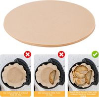 Papel Antiadherente para Freidora de Aire, para Hornear, Asar y Cocinar, Material Seguro para Alimentos
