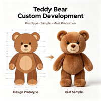 Ours en peluche personnalisé avec logo, jouet en peluche doux, animaux en peluche sur mesure, vente en gros OEM pour cadeaux d'affaires