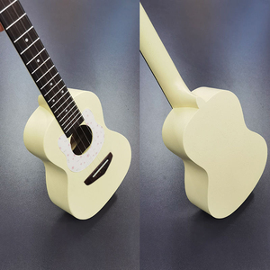 Ukelele de Tapa Sólida de 23 y 26 Pulgadas, Ukelele Tenor de Concierto con Protector de Palmeta, Acabado Mate Colorido para Principiantes, Venta al por Mayor OEM - Product Image 4