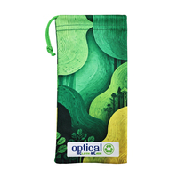 Pochette en microfibre recyclée avec logo personnalisé, sac à cordon pour lunettes de soleil, sacs pour le rangement des lunettes et des bijoux