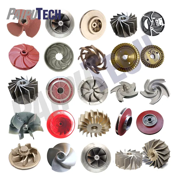 Custom Stainless Steel Casting Parts Casting Impeller Pump Parts Service