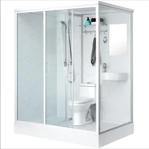 Prefabricated complete bathrooms modular whole bathroom showers unit