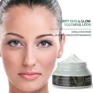 Moisturizing Clay Facial Mask For Skin Care Deep Cleansing Turmeric Vitamin C Green Tea Dead Sea Rose Clay Mask