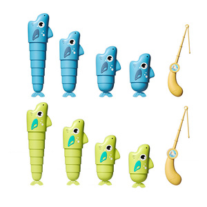 Jeu de pêche télescopique magnétique pour enfants de 4 à 6 ans, jouet interactif de décompression pour fêtes - Product Image 1