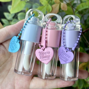 C-Halloween Dễ Thương Lớn Bàn Chải Cây Đũa Phép Trong Suốt 4Ml Lip Gloss Ống Nhựa Vòng Rỗng Lip Gloss Container Với Móc Chìa Khóa - Product Image 6