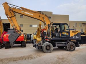 Excavatrice sur pneus hyundai 210W-9T machines d'occasion hyundai 210W-9T 210W-7 - Product Image 3