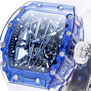 Reloj de Negocios para Hombre Personalizado 2703 de Lujo con Cristal de Zafiro Combinado con Caja Transparente, Mecanismo Tourbillon Hueco - Product Image 3