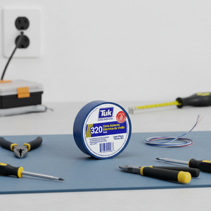 Nastro isolante blu 19 mmx18mt 320 confezione da 10 pezzi Tuk - Product Image 3