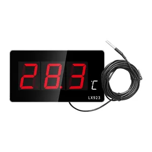 Thermomètre de piscine électronique numérique à LED, IP68, haute précision, détecteur de température à grand écran pour une utilisation intérieure et extérieure - Product Image 1
